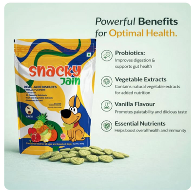Snacky Jain – Real Jain Biscuits Vanilla Flavour